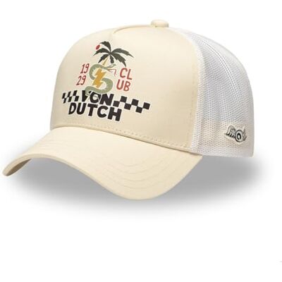 Von Dutch Boné ajustável para homem e mulher, boné Trucker Surf Von Dutch Boné ajustável para homem e mulher, boné Trucker Surf