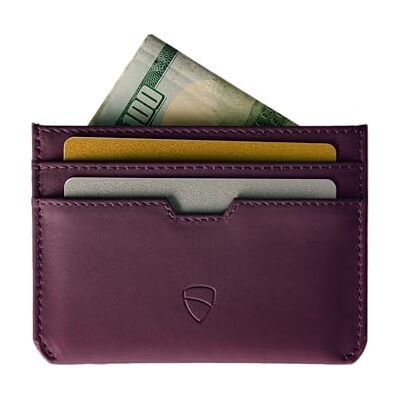 Vaultskin MOORGATE Porta-cartões e carteira de pele com bloqueio RFID para homem e mulher, design minimalista e ultrafino para bolso frontal Tarjetero minimalista para hombre y mujer, bolsillo delantero, DNI, tarjetas y efectivo, caja de regalo Vaultskin MOORGATE Porta-cartões e carteira de pele com bloqueio RFID para homem e mulher, design minimalista e ultrafino para bolso frontal Tarjetero minimalista para hombre y mujer, bolsillo delantero, DNI, tarjetas y efectivo, caja de regalo