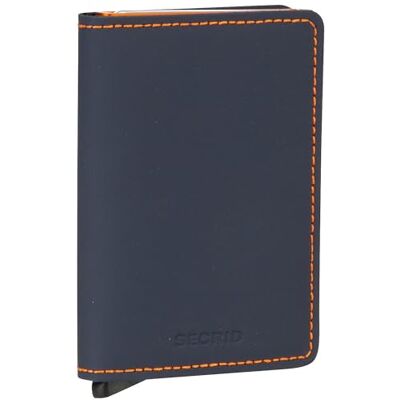 Secrid Slimwallet Nightblue & Orange Tamanho único unissexo para adultos Secrid Slimwallet Nightblue & Orange Tamanho único unissexo para adultos