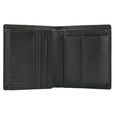 Police Carteira vertical para homem de pele genuína, com caixa de presente Police Carteira vertical para homem de pele genuína, com caixa de presente