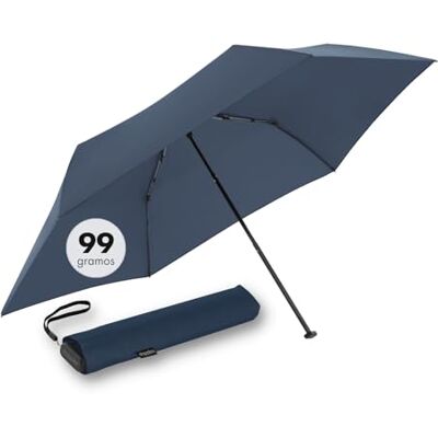 Doppler Zero 99 flat Guarda-chuva de bolso I Guarda-chuva ultraleve I Guarda-chuva pequeno I Mini guarda-chuva I Fácil de abrir I Plano e compacto Solo 99 g – paraguas plano, antiviento, compacto, para el bolsillo, el bolso y el equipaje de viaje, Azul Doppler Zero 99 flat Guarda-chuva de bolso I Guarda-chuva ultraleve I Guarda-chuva pequeno I Mini guarda-chuva I Fácil de abrir I Plano e compacto Solo 99 g – paraguas plano, antiviento, compacto, para el bolsillo, el bolso y el equipaje de viaje, Azul
