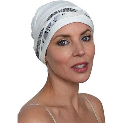 Deresina Headwear Deresina boêmio gorro de bambu para quimioterapia, turbante ergonómicos para mulher cancro perda de cabelo Deresina Headwear Deresina boêmio gorro de bambu para quimioterapia, turbante ergonómicos para mulher cancro perda de cabelo
