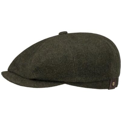 Stetson Boné com Viseira Hatteras Noir, Mulher/Homem Boné Plano com Lã e Caxemira outono/Inverno Boina com Forro de Flanela Boné chato Stetson Boné com Viseira Hatteras Noir, Mulher/Homem Boné Plano com Lã e Caxemira outono/Inverno Boina com Forro de Flanela Boné chato