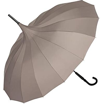 VON LILIENFELD Guarda-chuva de chuva longo qualidade grande sombrinha nupcial casamento mulher pagode charlotte VON LILIENFELD Guarda-chuva de chuva longo qualidade grande sombrinha nupcial casamento mulher pagode charlotte