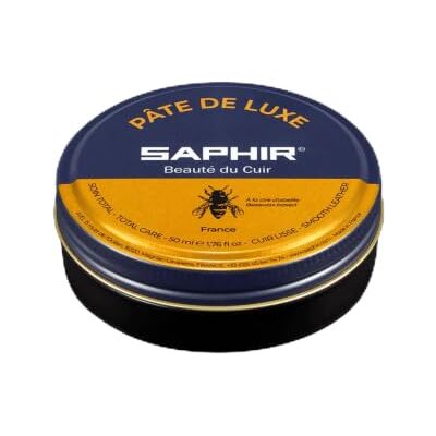 SAPHIR Pasta de Luxo 50 ml Cera para Calçados com Cera de Abelha, Carnaúba e Terebintina SAPHIR Pasta de Luxo 50 ml Cera para Calçados com Cera de Abelha, Carnaúba e Terebintina