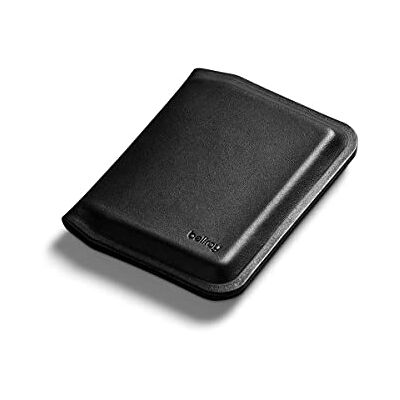 Bellroy Apex Slim Sleeve, Corvo, 10.5 cm, Minimalista Carteira de couro fina com proteção RFID para os seus cartões do dia a dia Bellroy Apex Slim Sleeve, Corvo, 10.5 cm, Minimalista Carteira de couro fina com proteção RFID para os seus cartões do dia a dia