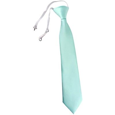 TigerTie Gravata de segurança em cor lisa, elástico pré-atado TigerTie Gravata de segurança em cor lisa, elástico pré-atado