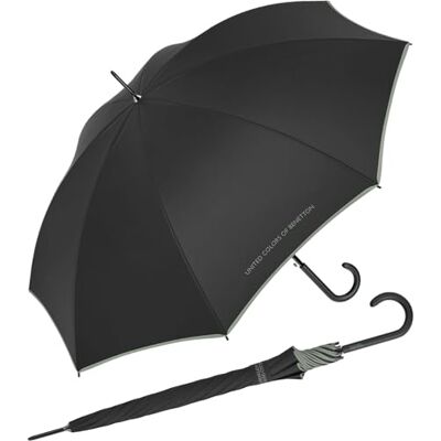 United Cuatrogotas 2018 Guarda-chuva clássico, 94 cm, Preto e verde, 105 cm, Clássico United Cuatrogotas 2018 Guarda-chuva clássico, 94 cm, Preto e verde, 105 cm, Clássico