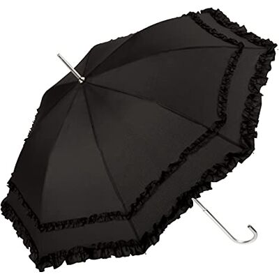 VON LILIENFELD ® Guarda-chuva de chuva longo clássico automático grande estável leve sombrinha casamento nupcial Mary VON LILIENFELD ® Guarda-chuva de chuva longo clássico automático grande estável leve sombrinha casamento nupcial Mary