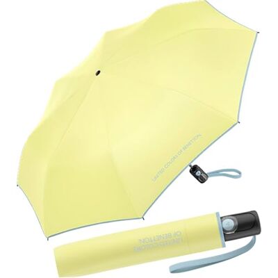 United Benetton mini guarda-chuva de bolso AC, Amarelo pérola United Benetton mini guarda-chuva de bolso AC, Amarelo pérola