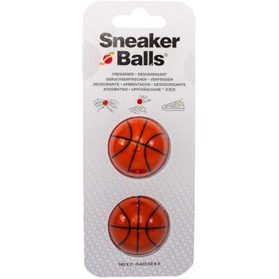 Sof Sole SneakerBalls Basketball Shoe Deo desodorizante de sapatos, castanho (castanho), tamanho único, marrom Baloncesto; pack de 2; apto para zapatos, bolsas de deporte y taquillas; girar para activar frescor duradero Sof Sole SneakerBalls Basketball Shoe Deo desodorizante de sapatos, castanho (castanho), tamanho único, marrom Baloncesto; pack de 2; apto para zapatos, bolsas de deporte y taquillas; girar para activar frescor duradero