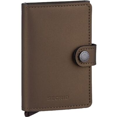 Secrid Carteira para homem e mulher, tamanho único, castanho, Einheitssize, porta-moedas pequenos Secrid Carteira para homem e mulher, tamanho único, castanho, Einheitssize, porta-moedas pequenos