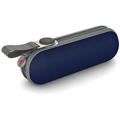 Knirps X1 811 Guarda-chuva de bolso com capa, cor azul Knirps X1 811 Guarda-chuva de bolso com capa, cor azul
