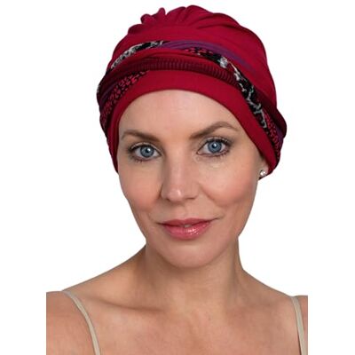 Deresina Headwear Deresina boêmio gorro de bambu para quimioterapia, turbante ergonómicos para mulher cancro perda de cabelo Deresina Headwear Deresina boêmio gorro de bambu para quimioterapia, turbante ergonómicos para mulher cancro perda de cabelo