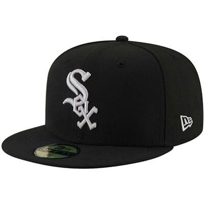 New Era Chicago White Sox Black Base 59 Fifty Basecap New Era Chicago White Sox Black Base 59 Fifty Basecap