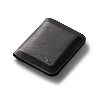 Bellroy Apex Note Sleeve (Carteira de couro perfilada com bloqueio RFID) Raven Bellroy Apex Note Sleeve (Carteira de couro perfilada com bloqueio RFID) Raven