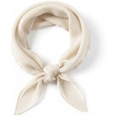 TigerTie Lenço de chiffon para mulher, cor lisa, tamanho 50 cm x 50 cm, fabricado na Itália TigerTie Lenço de chiffon para mulher, cor lisa, tamanho 50 cm x 50 cm, fabricado na Itália