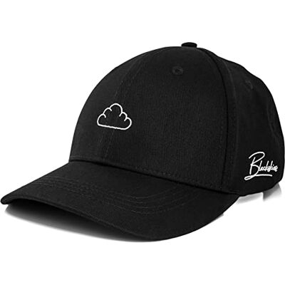 Blackskies Boné de basebol com alça Strapback, ajustável, unissexo Blackskies Boné de basebol com alça Strapback, ajustável, unissexo