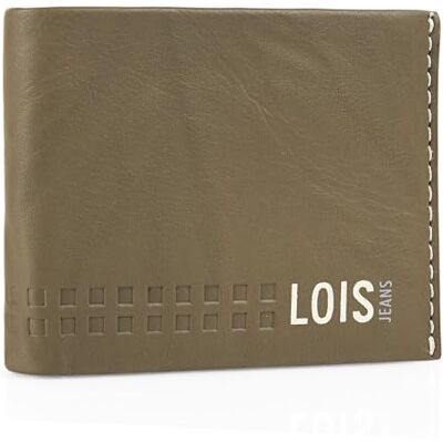 Lois Carteira de Couro para Homem Carteira de Homem em Couro com Porta-cartões, design Slim, Couro autêntico, Presente Elegante. Proteção RFID, Clássico Lois Carteira de Couro para Homem Carteira de Homem em Couro com Porta-cartões, design Slim, Couro autêntico, Presente Elegante. Proteção RFID, Clássico