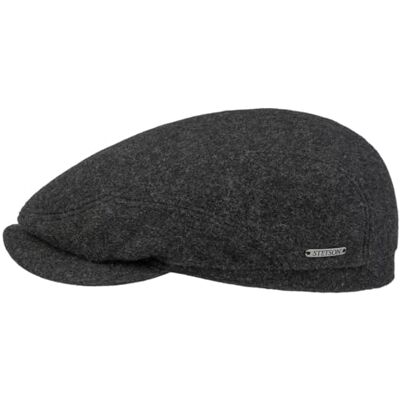 Stetson Boné Belfast Vedrick Wool para homem Made in The EU Gorro Ivy com viseira, forro de outono/inverno Stetson Boné Belfast Vedrick Wool para homem Made in The EU Gorro Ivy com viseira, forro de outono/inverno