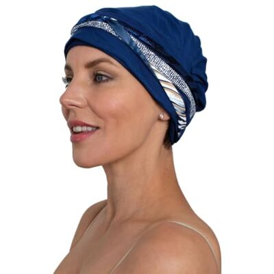 Deresina Headwear Deresina boêmio gorro de bambu para quimioterapia, turbante ergonómicos para mulher cancro perda de cabelo Deresina Headwear Deresina boêmio gorro de bambu para quimioterapia, turbante ergonómicos para mulher cancro perda de cabelo