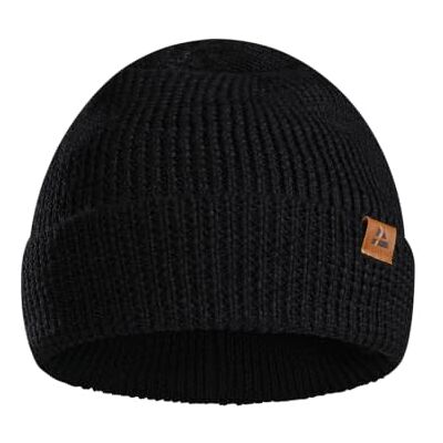 DANISH ENDURANCE Gorro Beanie de Lã Merino Homem e Mulher, Gorro de Inverno Macio e Elástico, Materiais Reciclados DANISH ENDURANCE Gorro Beanie de Lã Merino Homem e Mulher, Gorro de Inverno Macio e Elástico, Materiais Reciclados