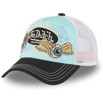 Von Dutch Boné para homem e mulher com remendos, boné Trucker ajustável por Snapback Von Dutch Boné para homem e mulher com remendos, boné Trucker ajustável por Snapback