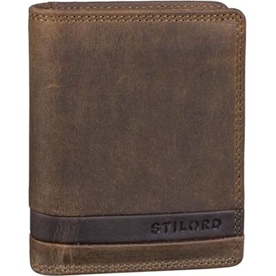 STILORD '' Mini carteira homem couro vintage elegante carteira com porta-cartões pequeno RFID Wallet porta-moedas porta-moedas de pele autêntica STILORD '' Mini carteira homem couro vintage elegante carteira com porta-cartões pequeno RFID Wallet porta-moedas porta-moedas de pele autêntica