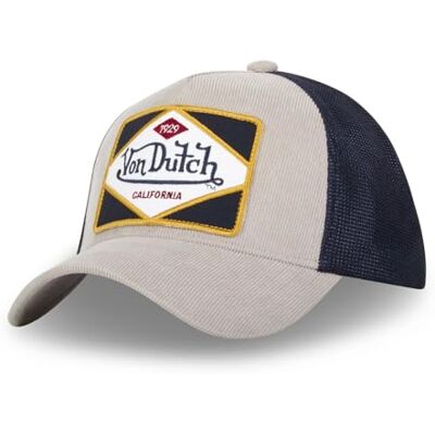 Von Dutch Boné para homem e mulher, boné Trucker, ajustável com Snapback Von Dutch Boné para homem e mulher, boné Trucker, ajustável com Snapback