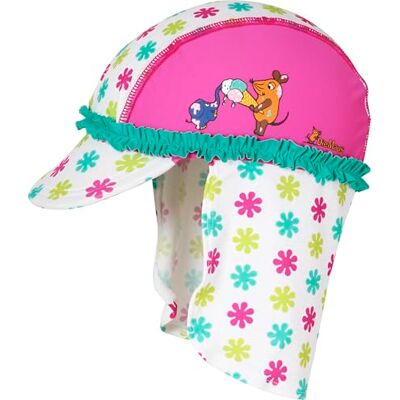 Playshoes Chapéu de proteção UV unissexo para crianças, flores de rato, 49, Flores de rato Playshoes Chapéu de proteção UV unissexo para crianças, flores de rato, 49, Flores de rato