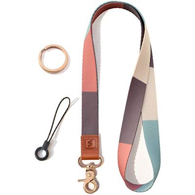 SENLLY Chaveiro Cordão de Pescoço, Design de Padrões Originais Porta-chaves e Cartão de Identificação SENLLY Chaveiro Cordão de Pescoço, Design de Padrões Originais Porta-chaves e Cartão de Identificação
