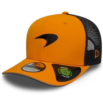 New Era McLaren Racing Team F1 9Seventy Stretch Snap ajustável unissexo, laranja, tamanho único New Era McLaren Racing Team F1 9Seventy Stretch Snap ajustável unissexo, laranja, tamanho único