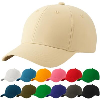 4sold Boné de basebol para homem e mulher, estilo polo, clássico, desportivo, casual, liso, cor latão 4sold Boné de basebol para homem e mulher, estilo polo, clássico, desportivo, casual, liso, cor latão
