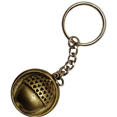 The Noble Collection Porta-chaves com botão Bilbo Harry Potter, Castanho, Antigo The Noble Collection Porta-chaves com botão Bilbo Harry Potter, Castanho, Antigo