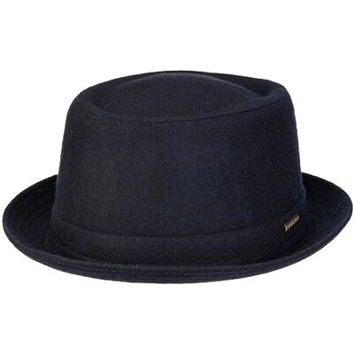 Stetson Wool Pork pé chapéu homem mulher chapéu de feltro Made in Italy lã virgem forro de algodão fedora outono inverno Stetson Wool Pork pé chapéu homem mulher chapéu de feltro Made in Italy lã virgem forro de algodão fedora outono inverno