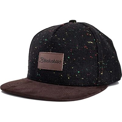 Blackskies Boné Snapback de 5 painéis, estilo Hip Hop urbano, ajustável, unissexo Blackskies Boné Snapback de 5 painéis, estilo Hip Hop urbano, ajustável, unissexo