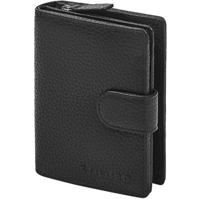 STILORD " Carteira de pele para homem com proteção RFID contra roubo de dados várias ranhuras para cartões compartimento para moedas com fecho de correr Cor: preto, Preto, Porta-moedas STILORD " Carteira de pele para homem com proteção RFID contra roubo de dados várias ranhuras para cartões compartimento para moedas com fecho de correr Cor: preto, Preto, Porta-moedas