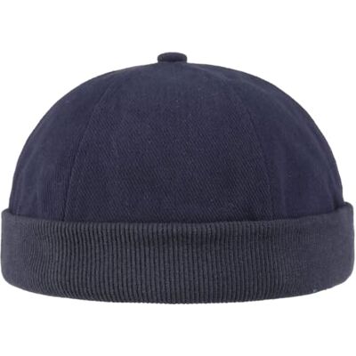 LIPODO Gorro Docker de algodão para homem 100 % algodão Docker de tamanho único (54-61 cm) com fecho gorros portuários usados durante todo o ano LIPODO Gorro Docker de algodão para homem 100 % algodão Docker de tamanho único (54-61 cm) com fecho gorros portuários usados durante todo o ano