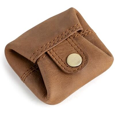 Berliner Bags Lena carteira pequena de pele autêntica com fecho de botão metálico e ficha para carrinho, ideal para moedas, para homem e mulher, Camelo, M, Clássico Marrón, Billetera De Cuero De Búfalo, Solo Para Monedas, Cierre Cómodo, Ficha Para El Ca Berliner Bags Lena carteira pequena de pele autêntica com fecho de botão metálico e ficha para carrinho, ideal para moedas, para homem e mulher, Camelo, M, Clássico Marrón, Billetera De Cuero De Búfalo, Solo Para Monedas, Cierre Cómodo, Ficha Para El Ca