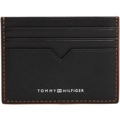 Tommy Hilfiger Carteira para homem Edge Holder de pele, preto (preto), tamanho único Tommy Hilfiger Carteira para homem Edge Holder de pele, preto (preto), tamanho único