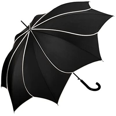 VON LILIENFELD Guarda-chuva de chuva Minou flor sombrinha casamento nupcial longo clássico automático grande VON LILIENFELD Guarda-chuva de chuva Minou flor sombrinha casamento nupcial longo clássico automático grande
