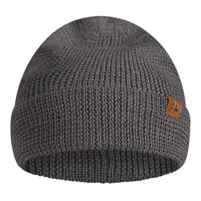 DANISH ENDURANCE Gorro Beanie de Lã Merino Homem e Mulher, Gorro de Inverno Macio e Elástico, Materiais Reciclados DANISH ENDURANCE Gorro Beanie de Lã Merino Homem e Mulher, Gorro de Inverno Macio e Elástico, Materiais Reciclados