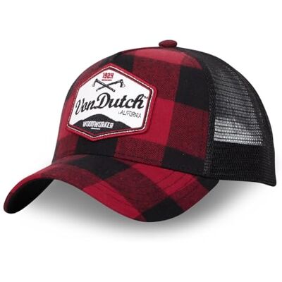 Von Dutch Boné para homem e mulher, boné Trucker JACK, ajustável Von Dutch Boné para homem e mulher, boné Trucker JACK, ajustável