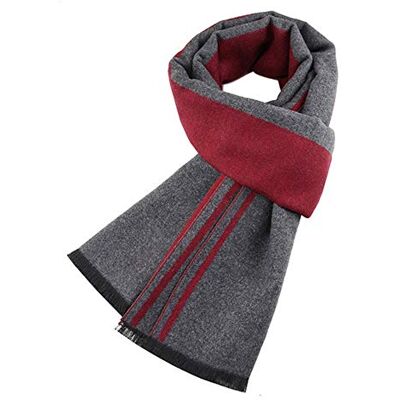 Ueither Homens Cachecol de tartan quente e aconchegante moda e elegante cachecol xadrez clássico no outono inverno Check Scarf Ueither Homens Cachecol de tartan quente e aconchegante moda e elegante cachecol xadrez clássico no outono inverno Check Scarf