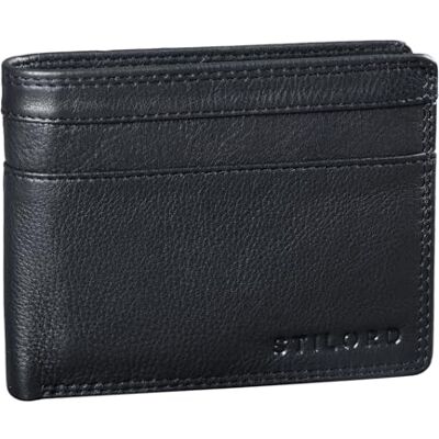 STILORD '' Porta-moedas de couro para homem RFID e NFC bloqueio porta-moedas clássico porta-moedas carteira porta-cartões de pele genuína STILORD '' Porta-moedas de couro para homem RFID e NFC bloqueio porta-moedas clássico porta-moedas carteira porta-cartões de pele genuína