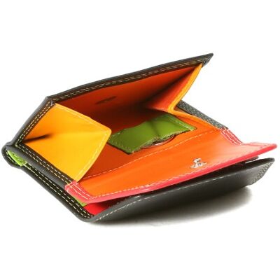 LEAS Carteira pequena para senhores porta-moedas para senhoras colorido, pele autêntica, multicolor série LEAS Carteira pequena para senhores porta-moedas para senhoras colorido, pele autêntica, multicolor série