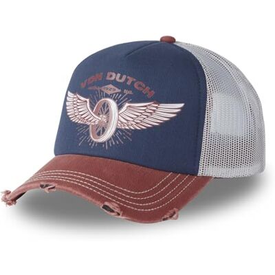 Von Dutch Boné para homem e mulher, boné Trucker CREW, ajustável Von Dutch Boné para homem e mulher, boné Trucker CREW, ajustável