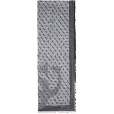 GUESS Zalina Scarf 70 x 180 Color Coal logotipo, One Size CLO Coal Logo One Size GUESS Zalina Scarf 70 x 180 Color Coal logotipo, One Size CLO Coal Logo One Size