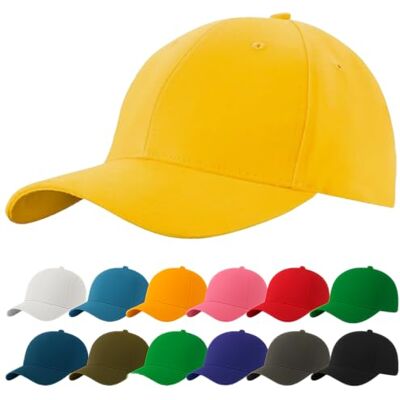 4sold Boné de basebol para homem e mulher, estilo polo, clássico, desportivo, casual, liso, cor latão 4sold Boné de basebol para homem e mulher, estilo polo, clássico, desportivo, casual, liso, cor latão