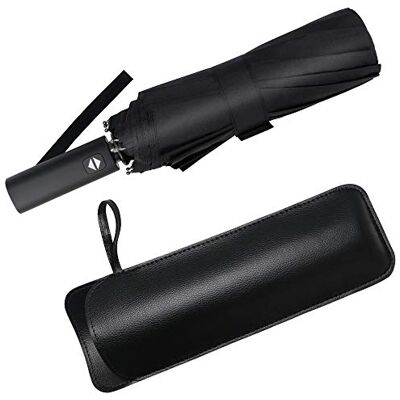 Vicloon Guarda-chuva Dobrável Automático + Abrir e Fechar Automático & Bolsa de Couro 12 Varetas, Secagem Rápida 210T Tela e Cabo Antiderrapante – Guarda-chuva Resistente ao Vento para Adultos Vicloon Guarda-chuva Dobrável Automático + Abrir e Fechar Automático & Bolsa de Couro 12 Varetas, Secagem Rápida 210T Tela e Cabo Antiderrapante – Guarda-chuva Resistente ao Vento para Adultos
